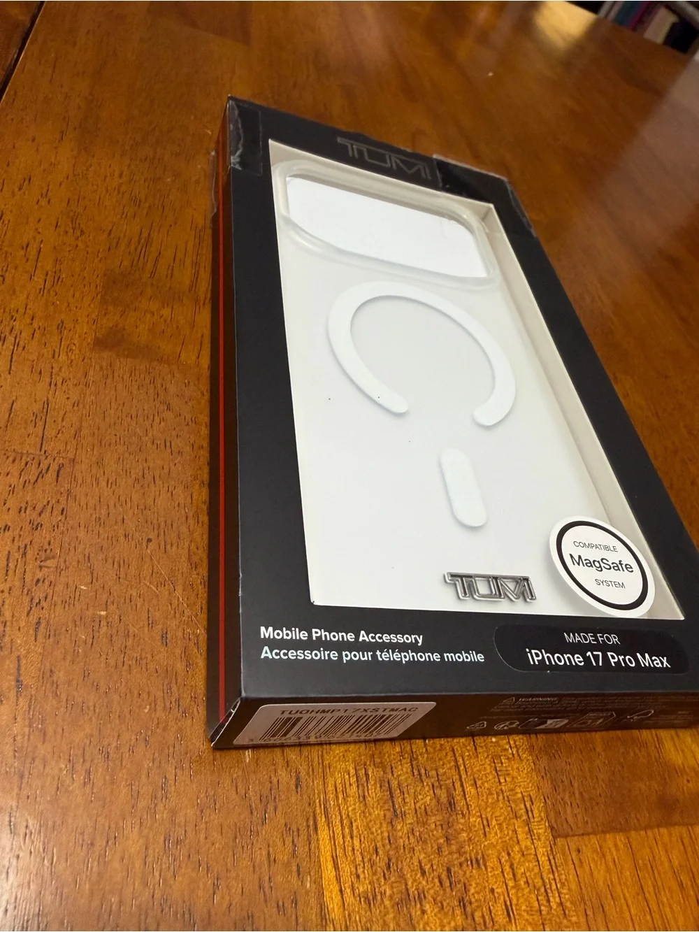 Brand New Tumi Apple iPhone 17 Pro Max Phone Case - CLEAR - Retail $125